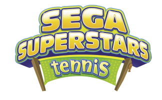 Sega Superstars Tennis title screen for Nintendo DS